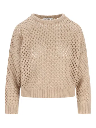 MAX MARA MAX MARA LATTICE-DESIGN SWEATER