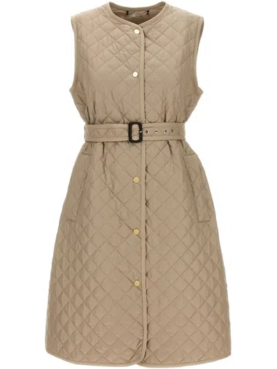 Max Mara Lauren Gilet In Brown