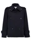 Max Mara Blue Laveno Coat In Blue