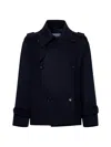 Max Mara Laveno Double-breasted Wool And Cashmere-blend Felt Coat In Blue
