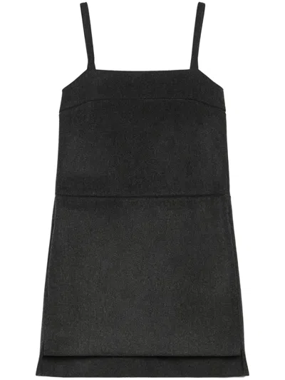 Max Mara Leale Mini Dress In Grey