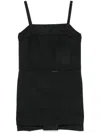 Max Mara Leale Mini Dress In Grey