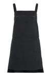 Max Mara Leale Virgin Wool Dress In Black