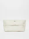 MAX MARA LEATHER ARCHETIPO CLUTCH WITH WRISTBAND