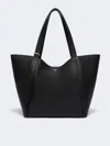 Max Mara Leather Archetipo Handbag In Black