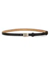 Max Mara Women's Leather Belt In Black