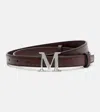 Max Mara Leather Belt In Brown