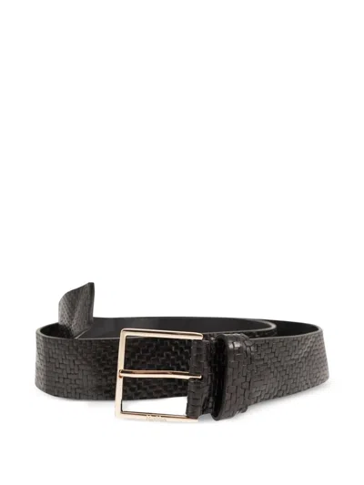 Max Mara Leather Belt In Brown