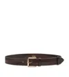 Max Mara Leather Belt In Brown