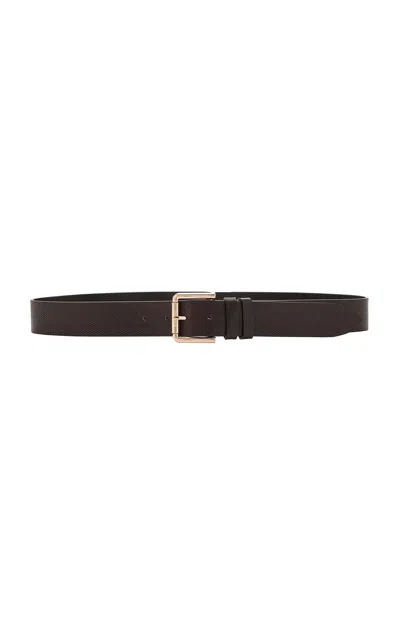 Max Mara Leather Belt In Brown