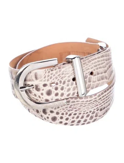 Pre-owned Max Mara Leather Belt In Multicolor