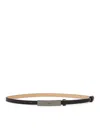 Max Mara Women's Newplate1 Classic Belt In Black