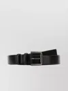 Max Mara Leather Belt With Single Loop Keeper