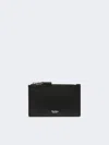 Max Mara Leather Card Holder In Black