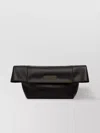 Max Mara Small Natural Leather Clutch Bag