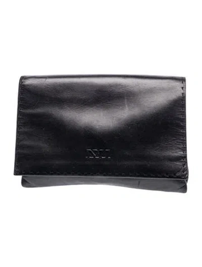 Pre-owned Max Mara Leather Clutch In Grey