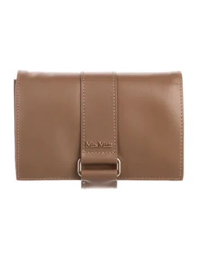 Pre-owned Max Mara Leather Compact Wallet In Multi