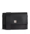 Max Mara Leather Crossbody Bag In Black