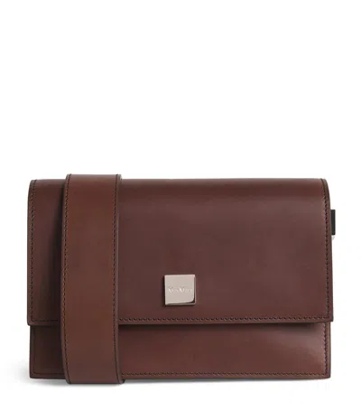 MAX MARA LEATHER CROSSBODY BAG