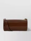 Max Mara Leather Crossbody Bag Cylinder Shape