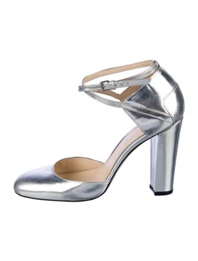 Pre-owned Max Mara Leather D'orsay Pumps