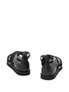 Max Mara Flat Sandals In Leather And Elasticated Webbing In Multi