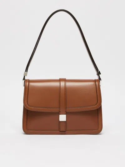 Max Mara Leather Handbag In Brown