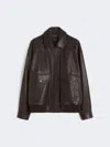 Max Mara Berbice Dark Brown Jacket In Brown