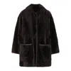 Max Mara Reversible Coat In Brown