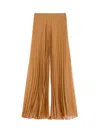 Max Mara Leather Pants In Brown