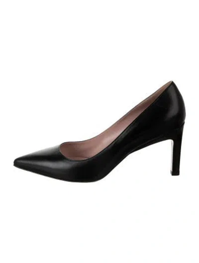 Pre-owned Max Mara Leather Pumps In Black