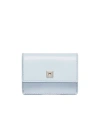 Max Mara Leather Purse In Blue