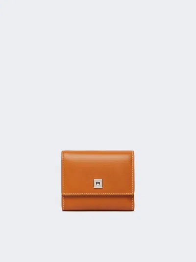 Max Mara Leather Purse In Brown
