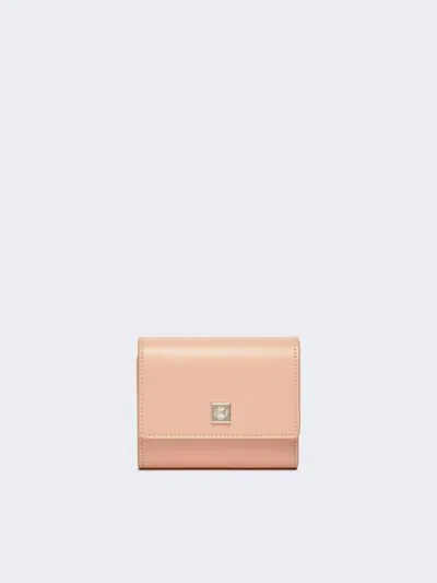 Max Mara Leather Purse In Pink