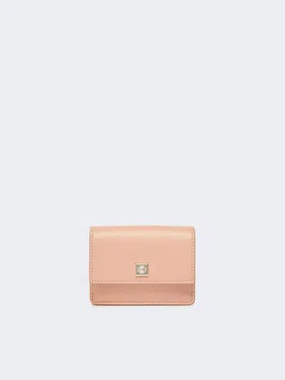 Max Mara Leather Purse In Pink