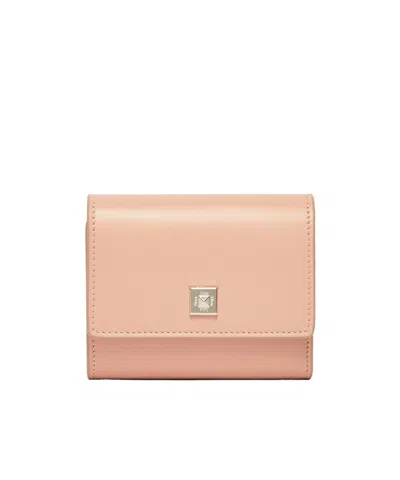 Max Mara Leather Purse In Pink