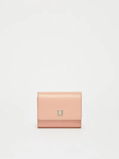 Max Mara Leather Purse In Pink