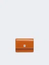 Max Mara Leather Purse In Rust