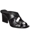 Max Mara Solid Color Sandals In Black