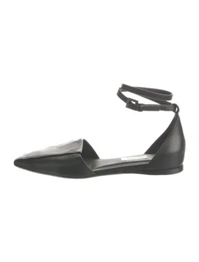Pre-owned Max Mara Leather Sandals In Black