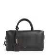 MAX MARA LEATHER SATCHEL TOP-HANDLE BAG