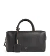 Max Mara Leather Satchel Top-handle Bag In Black