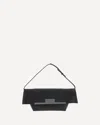Max Mara Rectangular Shape Crossbody Bags With Adjustable Strap In Black