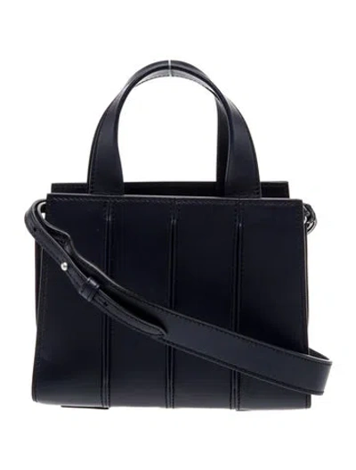 Pre-owned Max Mara Leather Shoulder Bag In Blue