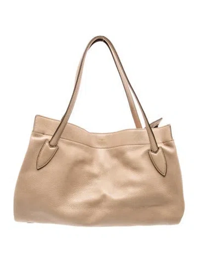 Pre-owned Max Mara Leather Shoulder Bag In Brown