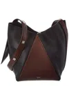 Max Mara Leather Shoulder Bag In Brown