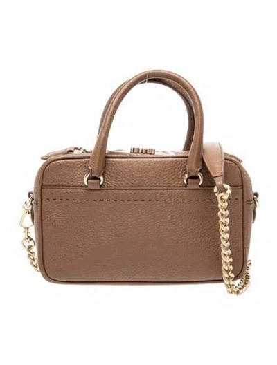 Pre-owned Max Mara Leather Shoulder Bag In Brown