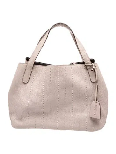 Pre-owned Max Mara Leather Shoulder Bag In Neutral