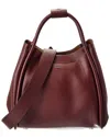 Max Mara Leather Shoulder Bag In Red