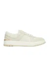 Max Mara Leather Sneakers In Neutral
